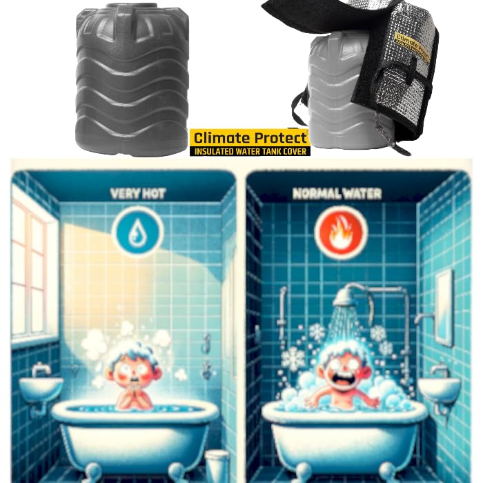 Climate Protect Water Thermal Tank Cover/Jacket for Hot and Cold Wheather
