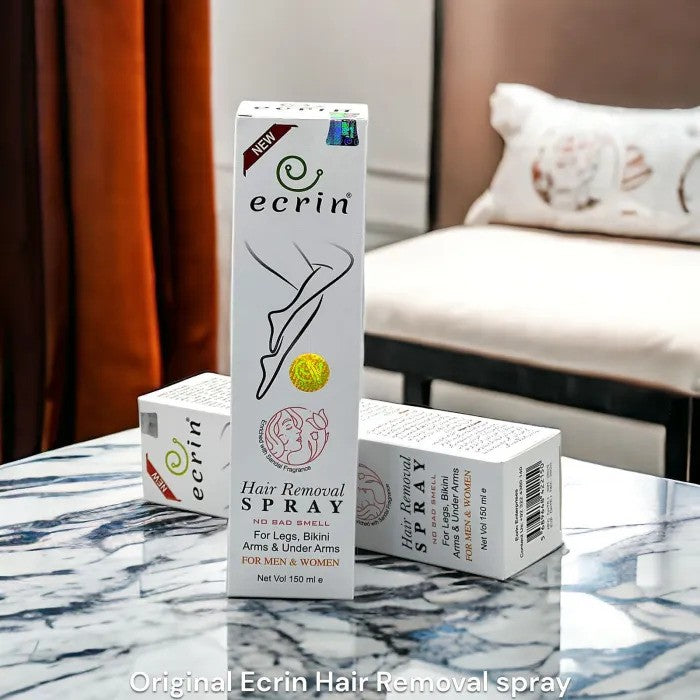 Ecrin Hair Removal Spray – Fast, Painless, and Smooth Hair Removal for All Skin Types | Long-Lasting Results