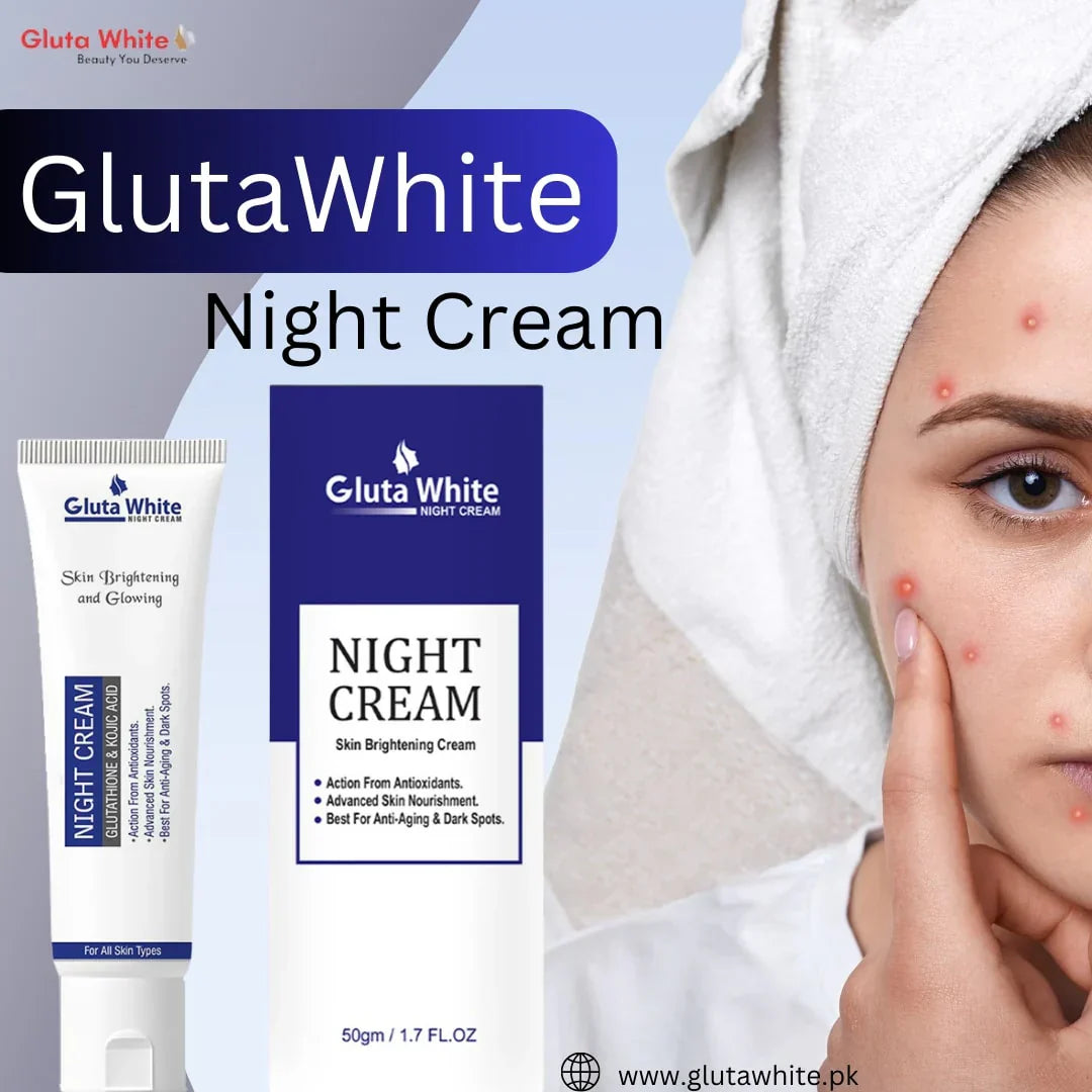 Gluta White Whitening Night Cream in Pakistan