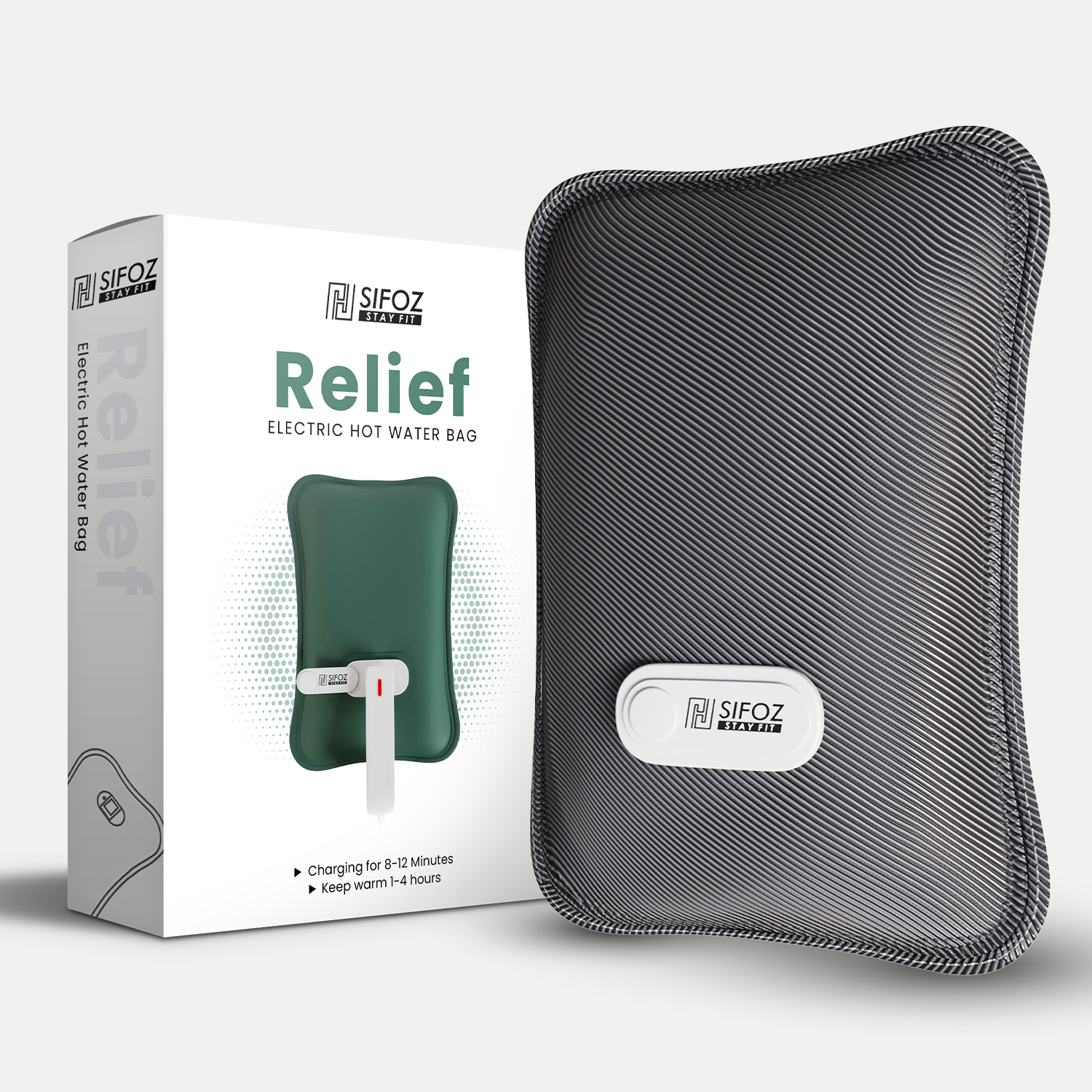 Sifoz Electric Hot Water Bag for Pain Relief