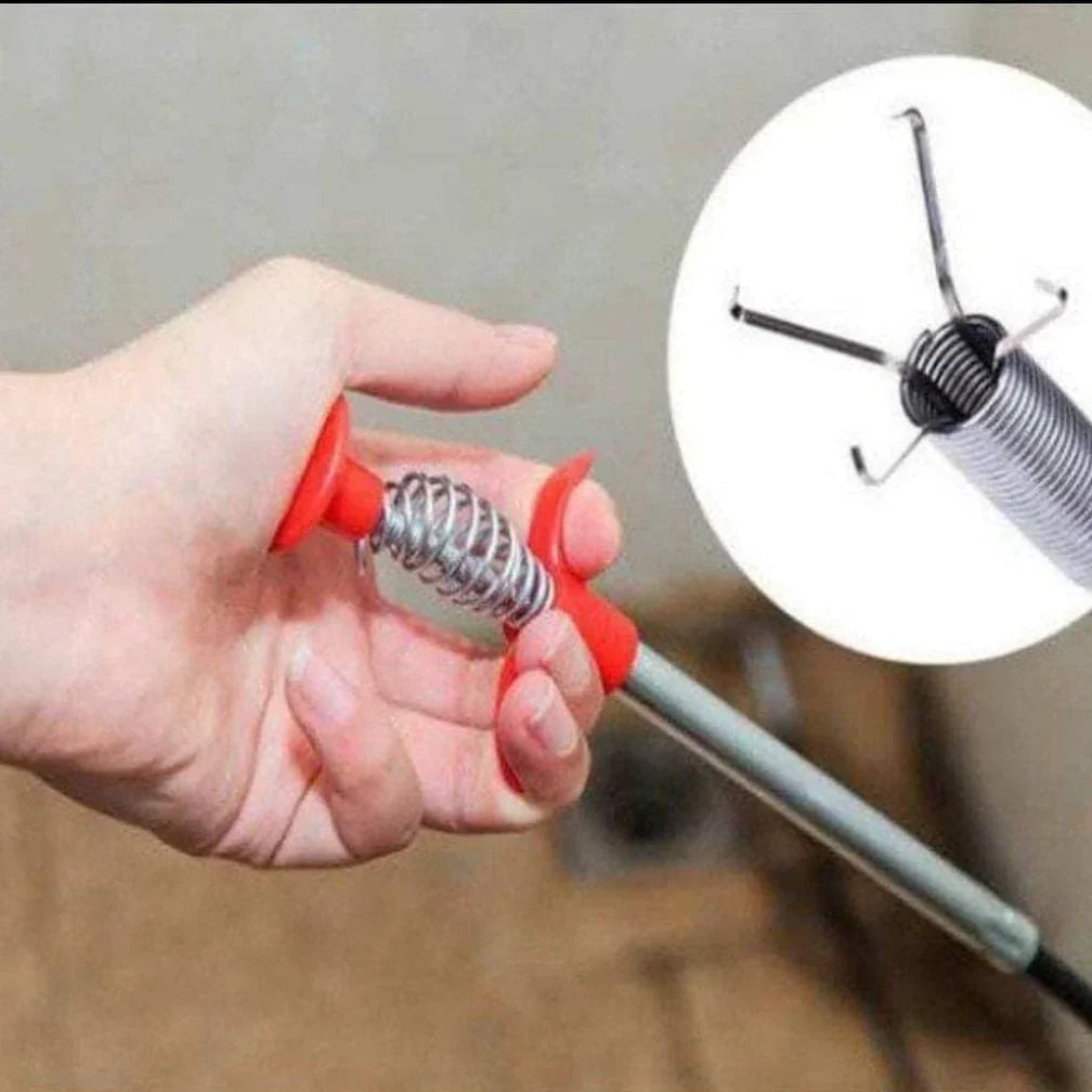 Drain Sink Spring Pipe Clog Remover Cleaning Tool, Drain Sink Rod