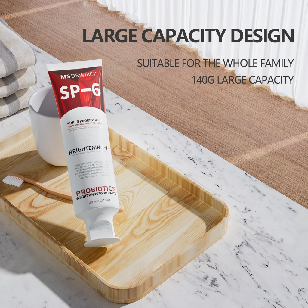 SP-6 Whitening Toothpaste – Brighten Your Smile with the Power of 6 Probiotics